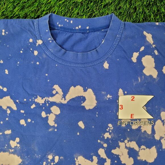 Vintage GSAB Enforces Battalion Bleached Shirt L 22x24 Crop - Picture 3 of 16